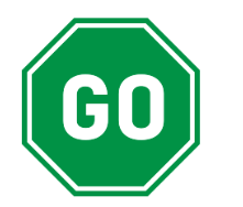 "go" sign