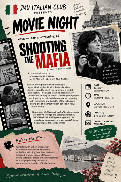 Movie Shooting the mafia by Italian Club
