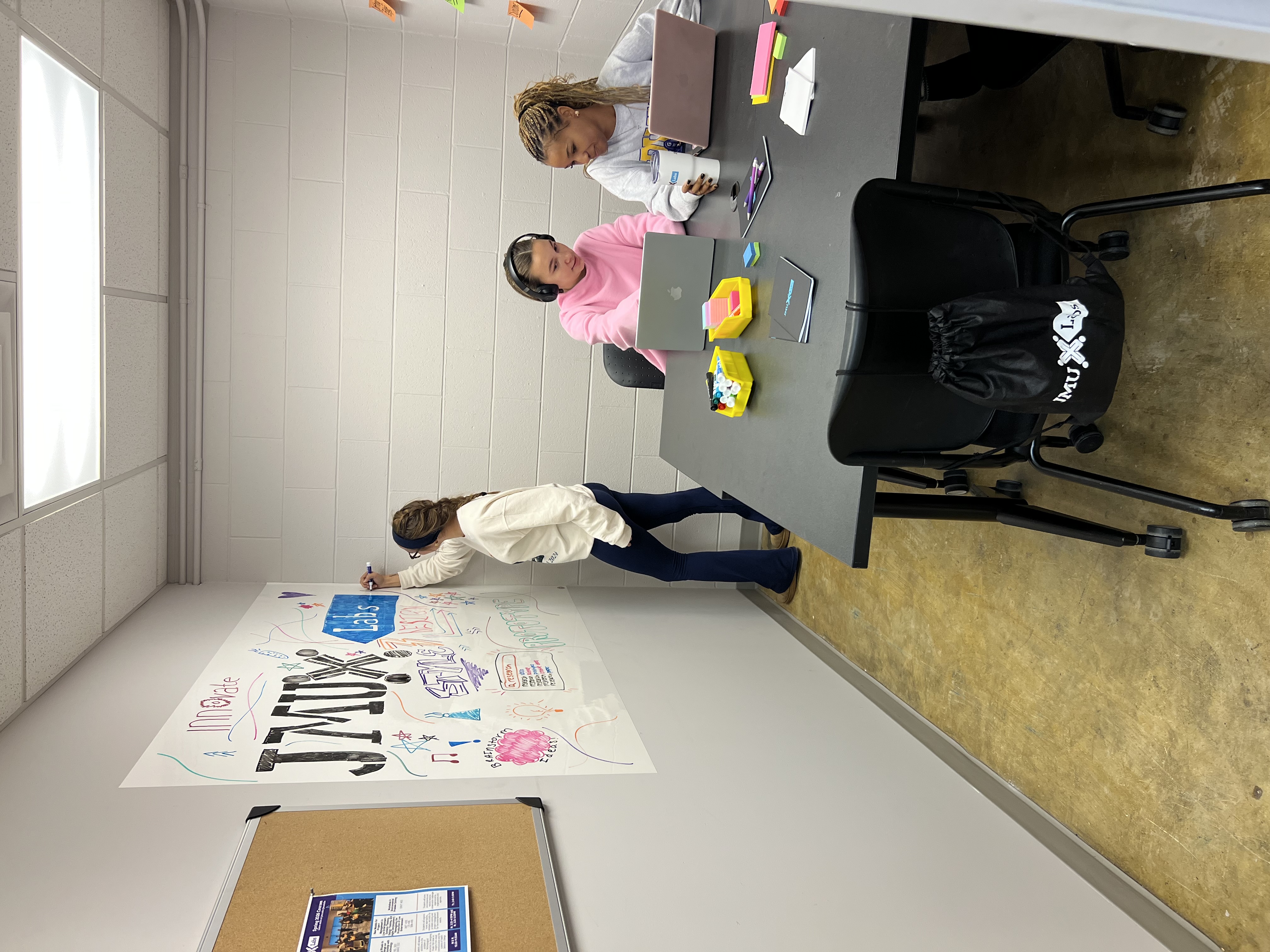 research workspace staged photo