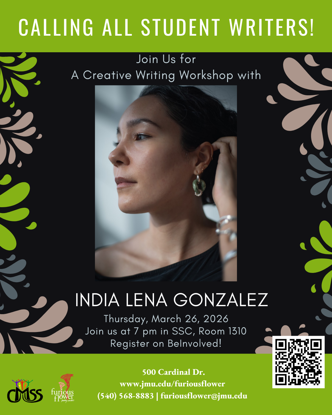 Creative Writing Workshop with India Lena Gonzalez