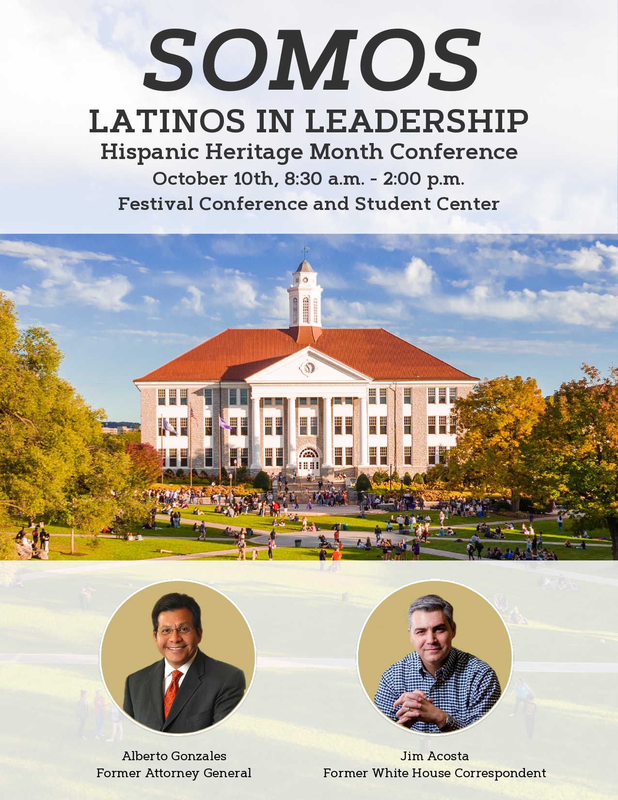 SOMOS: Latinos in Leadership conference poster
