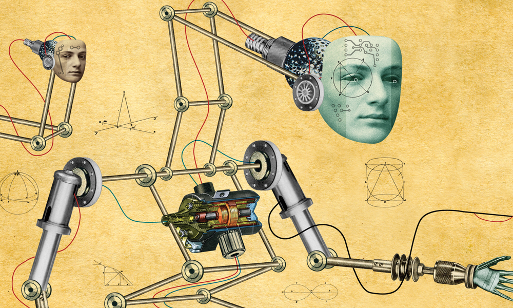 artificial intelligence illustration by David Plunkert