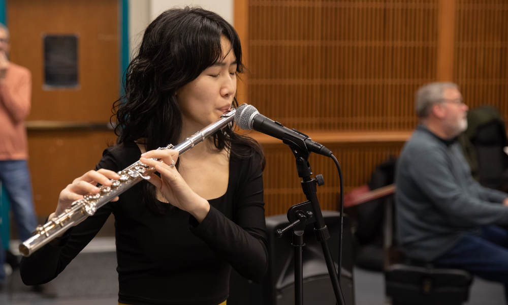 JMU jazz flutist