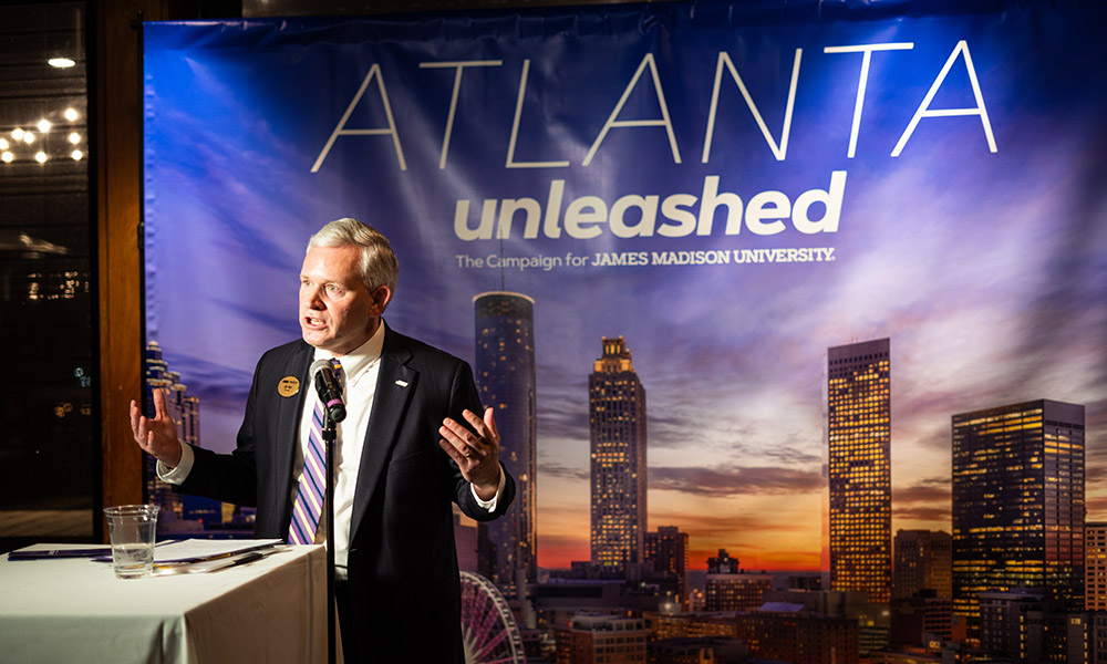 President Alger at Atlanta Unleashed