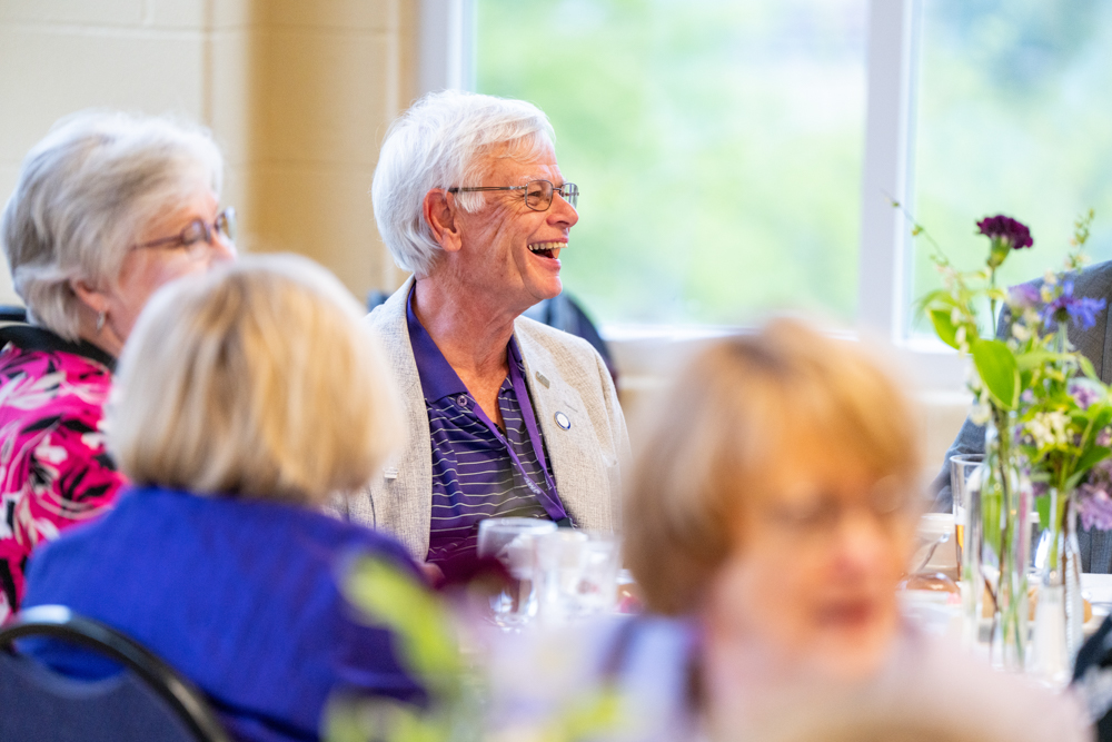 Alumnus smiling