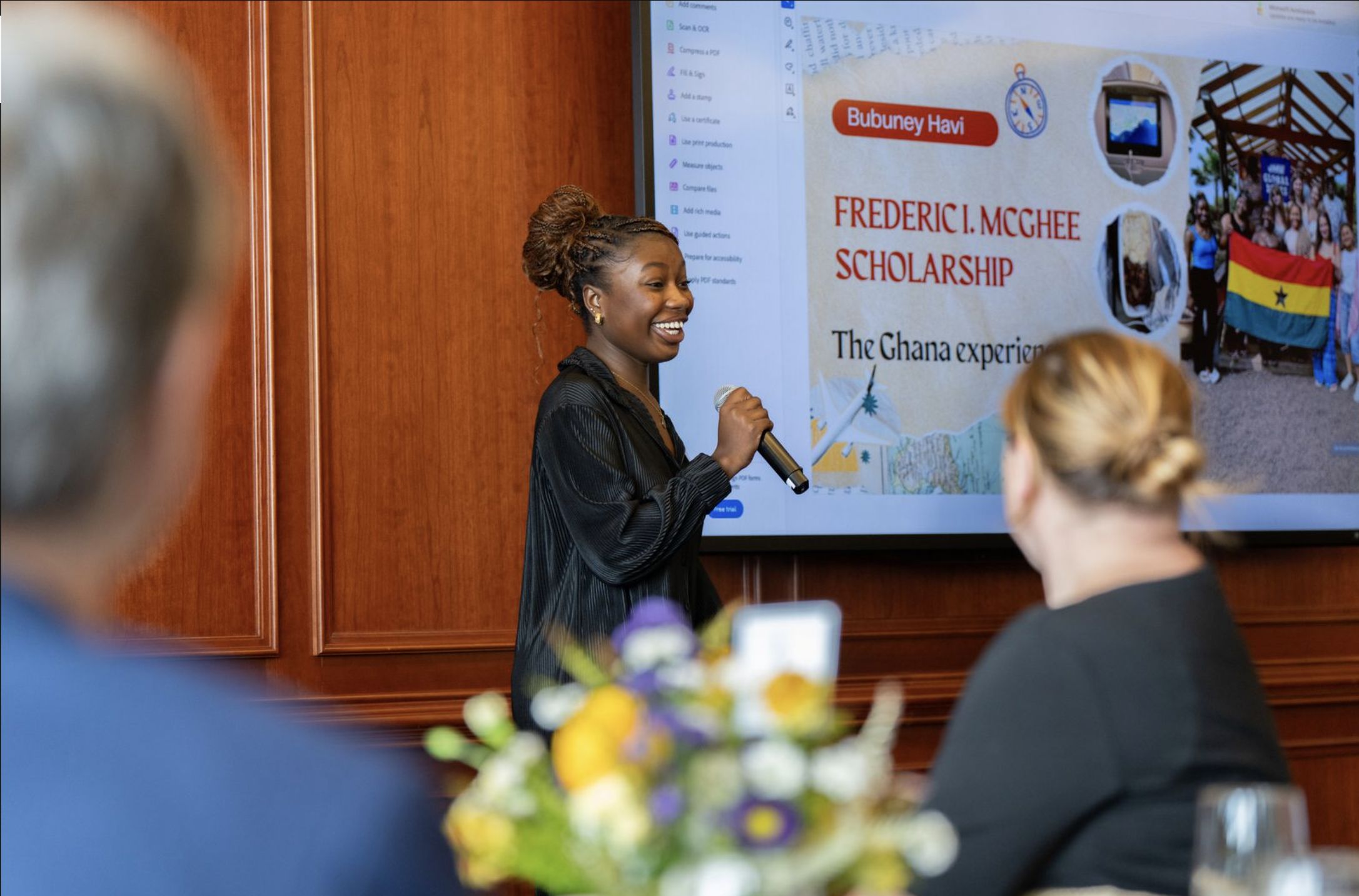 Bubuney Havi Scholarship recipient