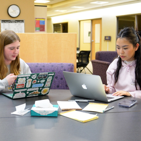 Learning Centers Collaborating Students