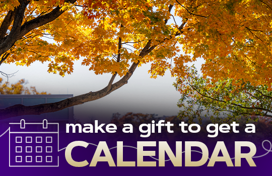 Make a gift to get a calendar