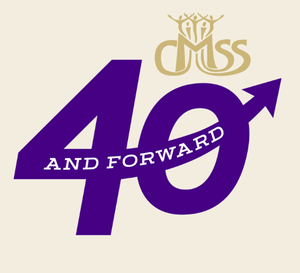 CMSS logo and 40 & Forward