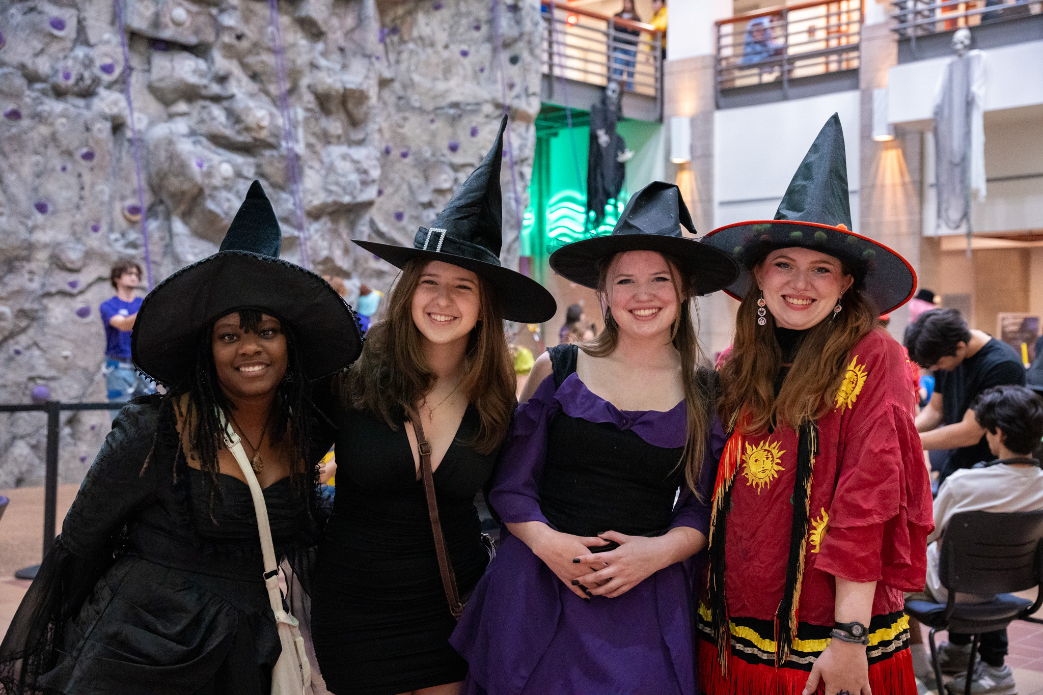 women dressed as wizards and witches