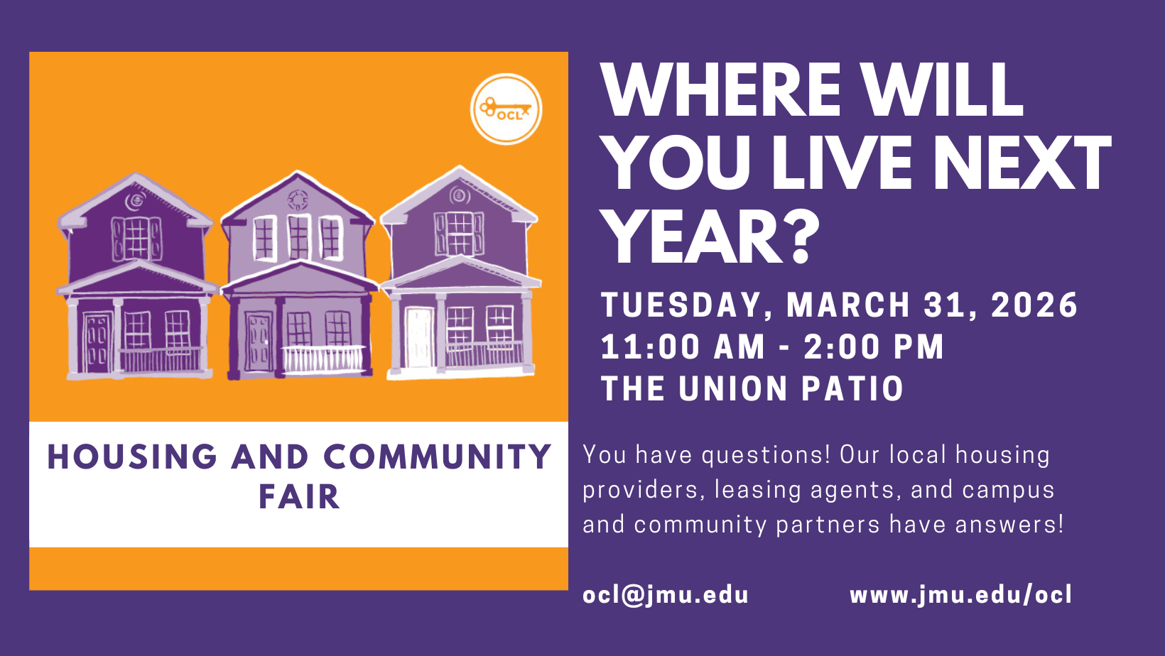 3 houses, Housing and Community Fair