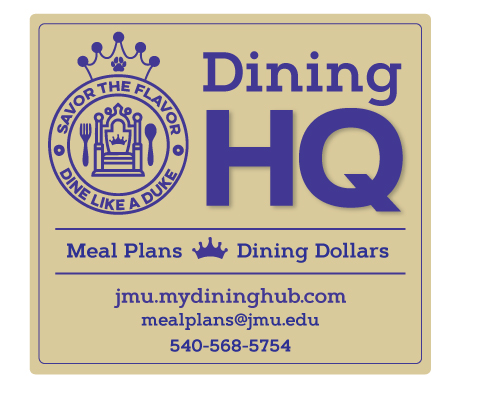 Dining HQ Meal Plans, Dining Dollars, contact info