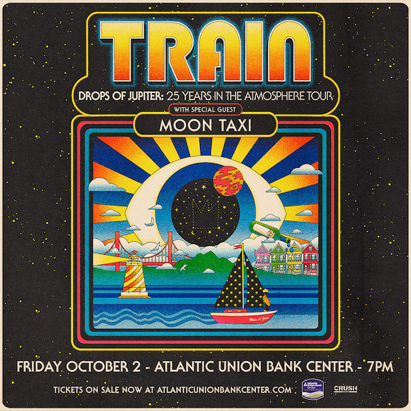 Train with special guest Moon Taxi Oct 2 7PM AUBC