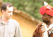 Dr. Joshua Linder speaks with Cameroonian native