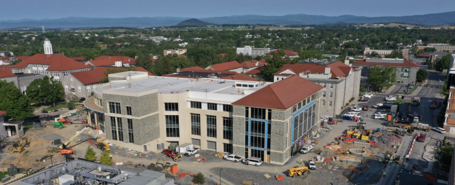 Aerial View of Carrier Library June 2025