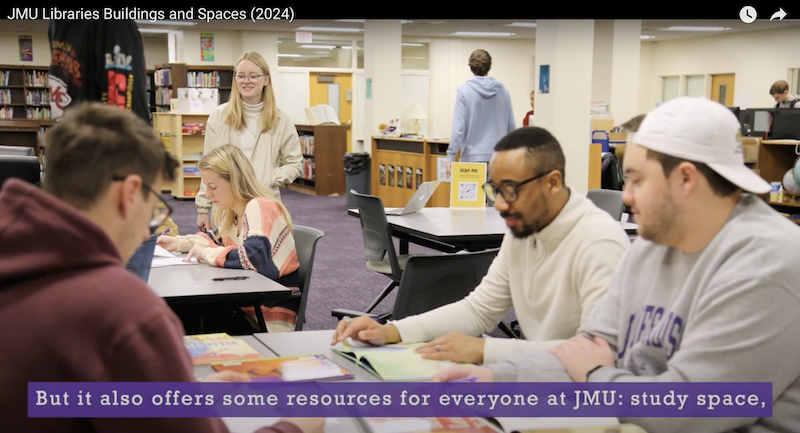 Students Studying at the library