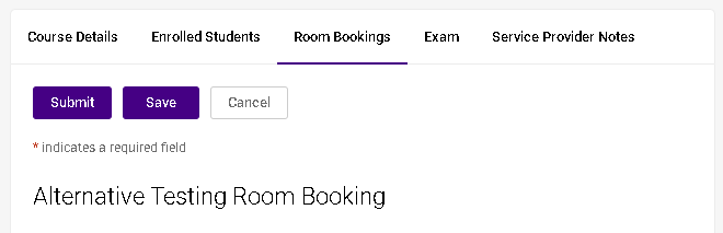 The Room Bookings tab in Accommodate