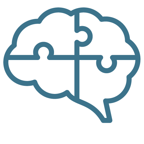 Brain as puzzle pieces