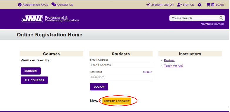 Create Account