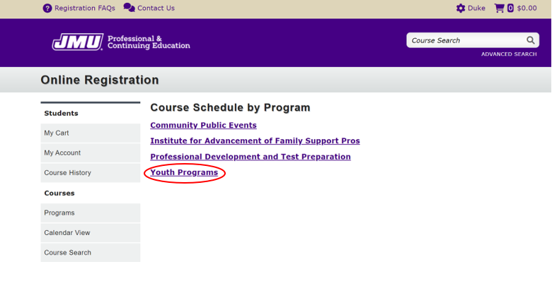 Youth Programs