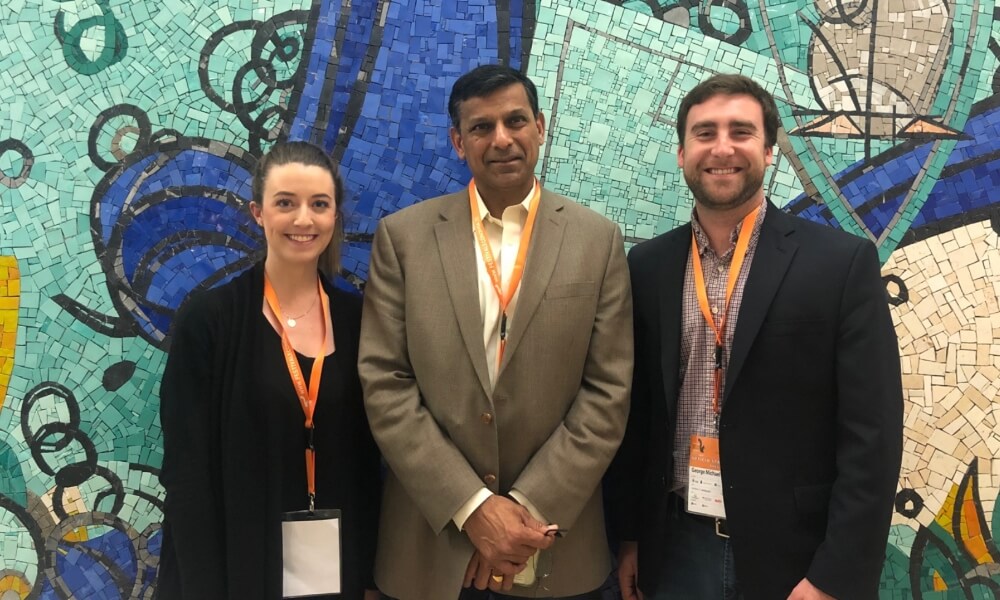 Annabelle Giaccone and George Vergara - Interns at the Trento Economics Festival