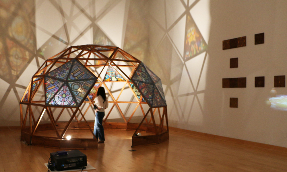 sculpture installation