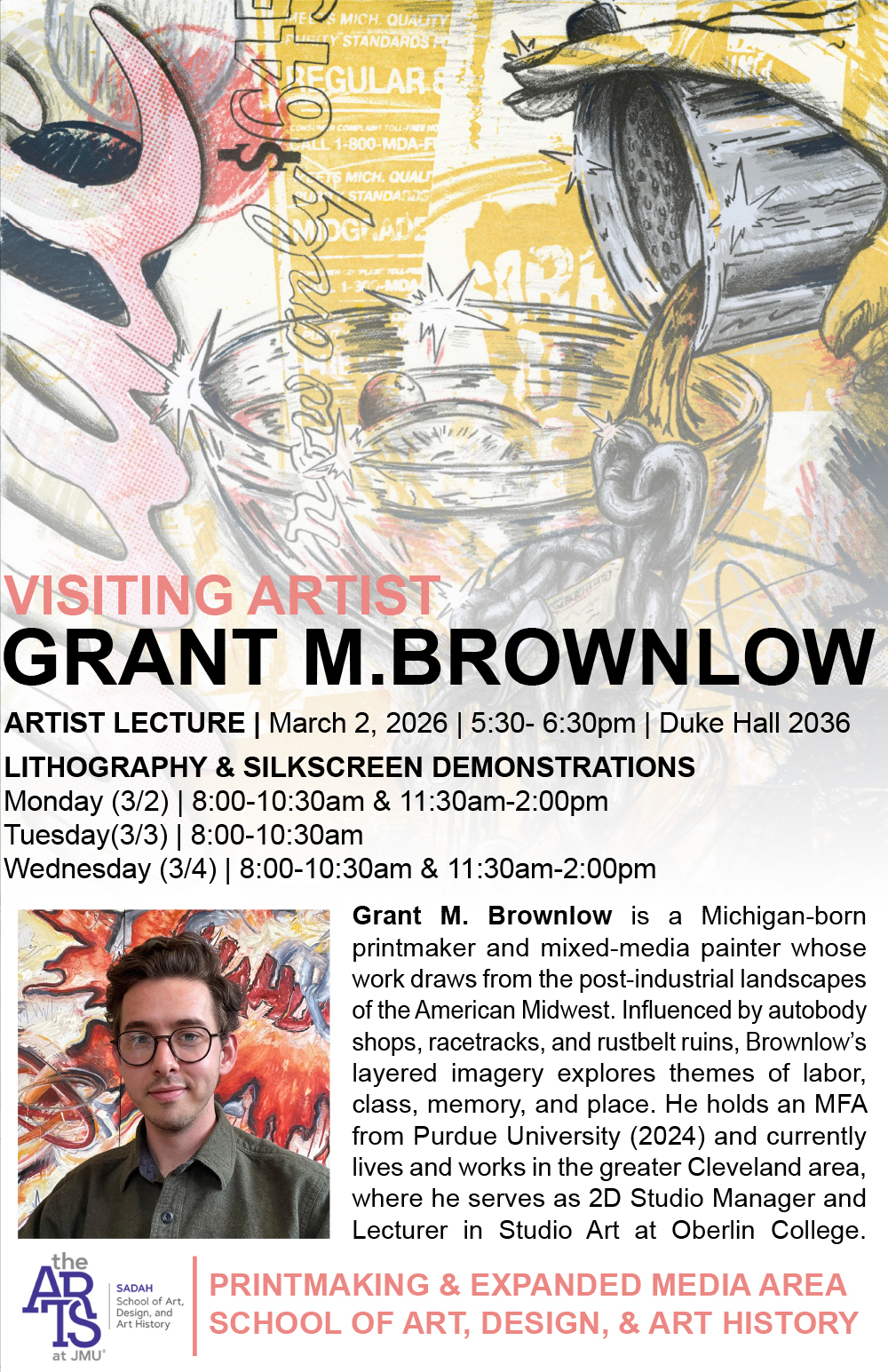 visiting artist flier