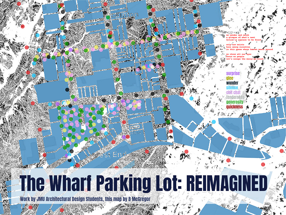 Wharf parking lot map