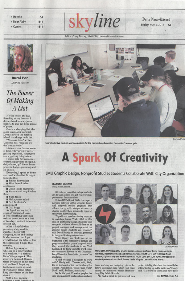 spark news paper story