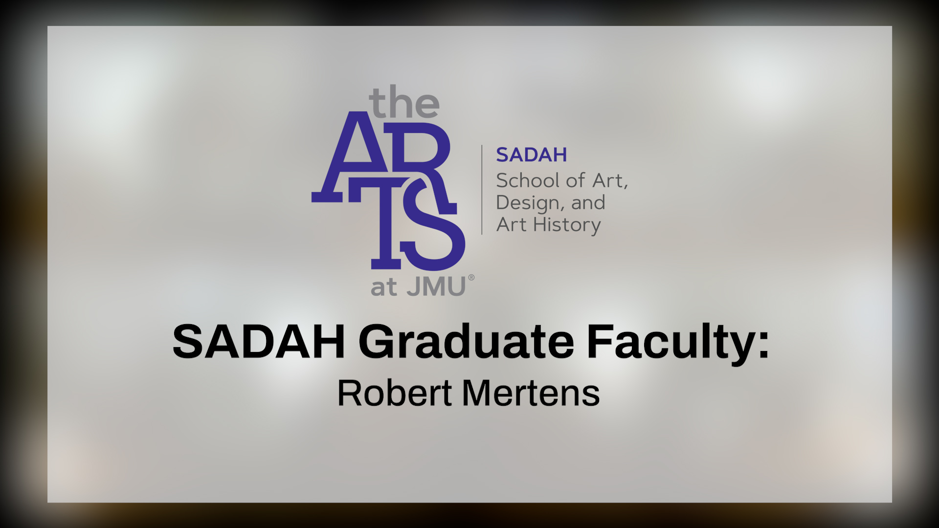 SADAH Graduate Faculty Advice Mertens