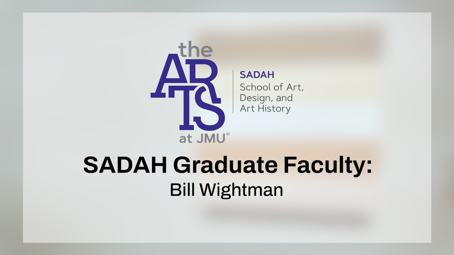 Graduate Faculty Advice Wightman