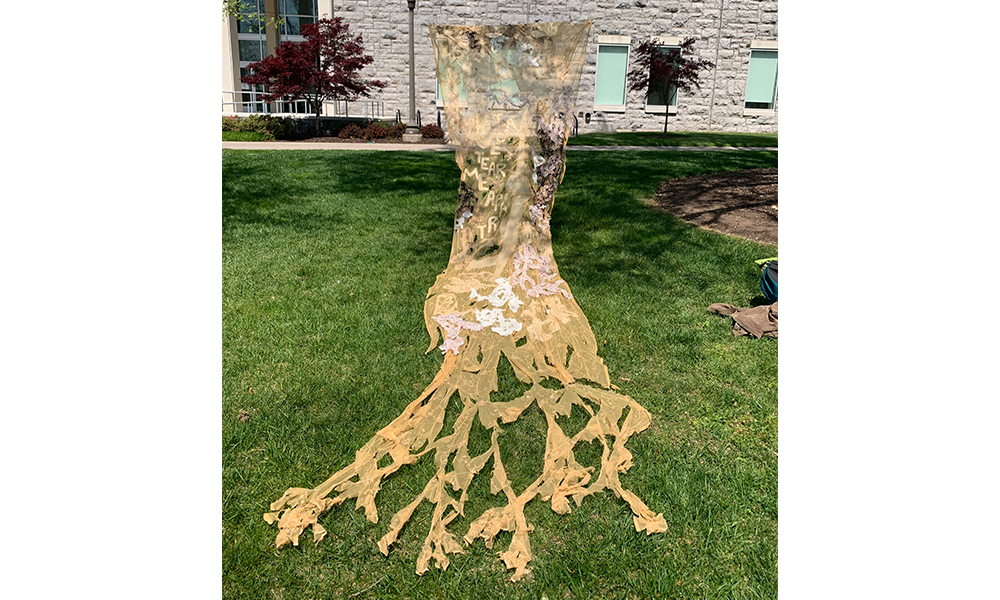 fiber art work