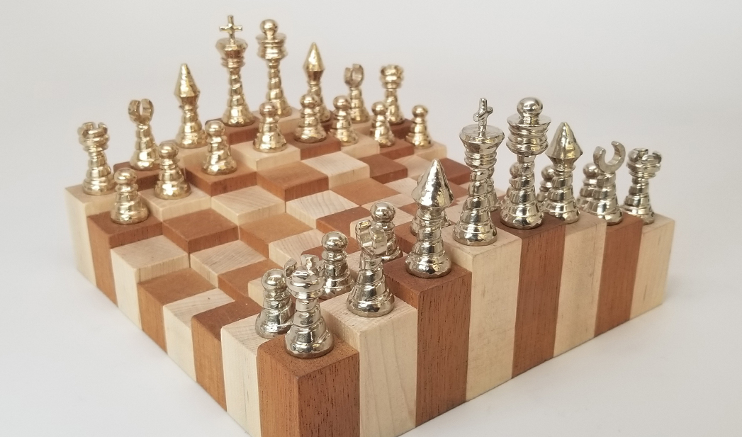 metal chess set