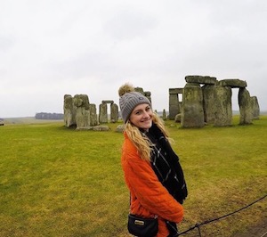 We were able to visit Stonehedge on a day trip with the school in February.