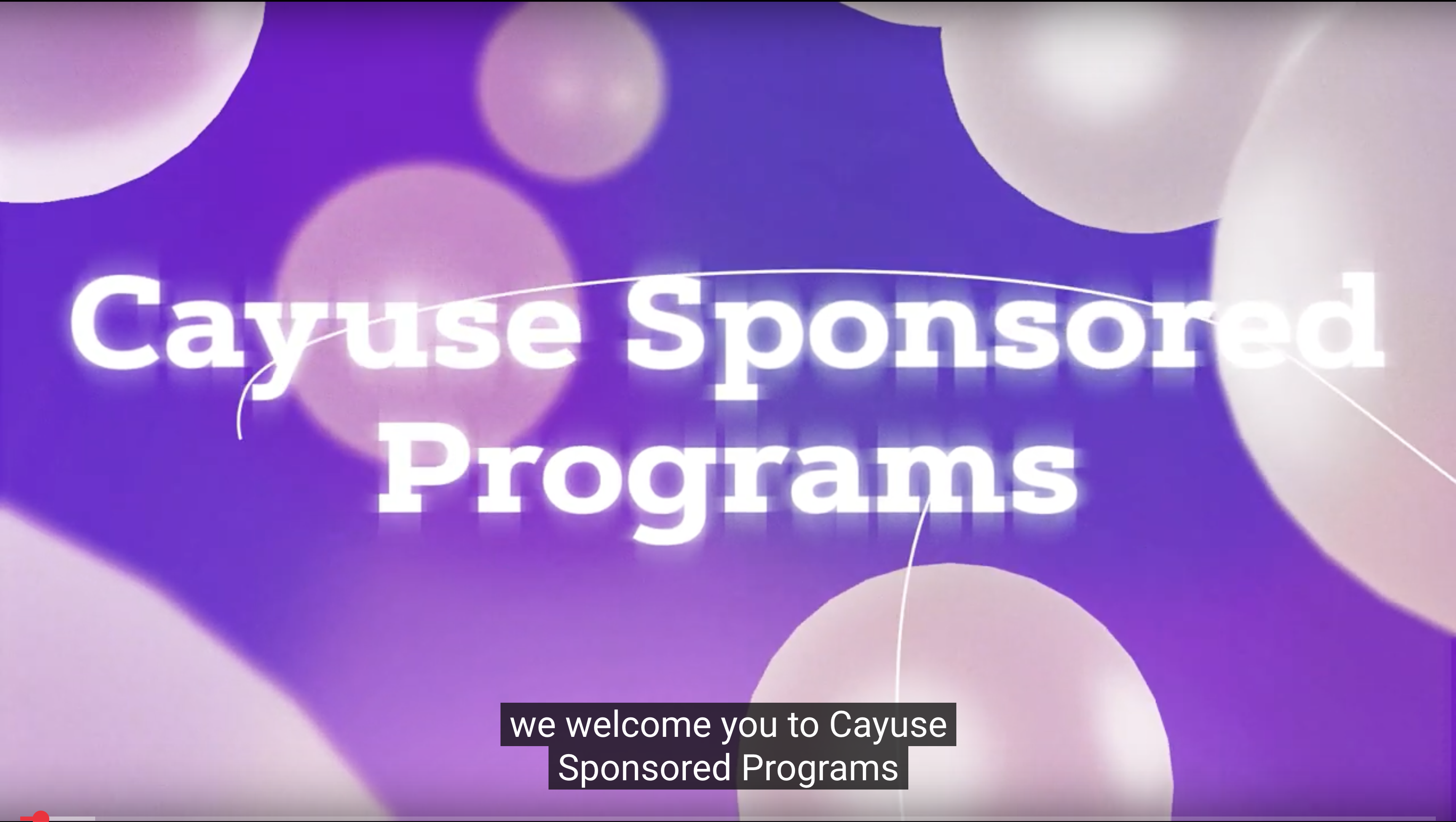A video guide on the Cayuse electronic research administration platform.