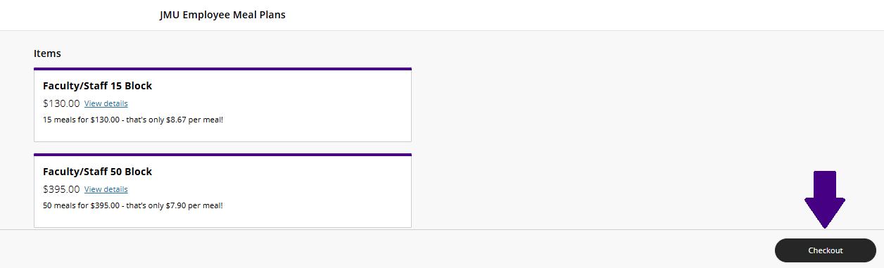 Click Checkout