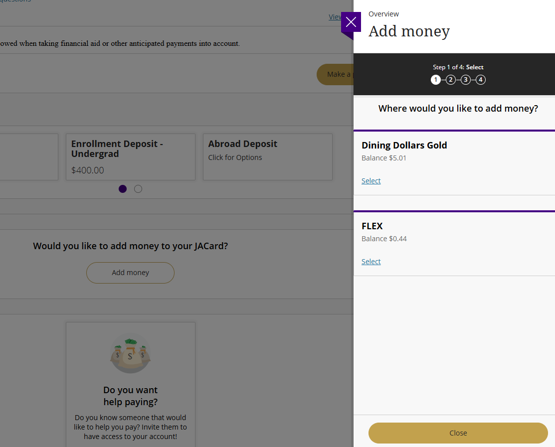 Select the FLEX option