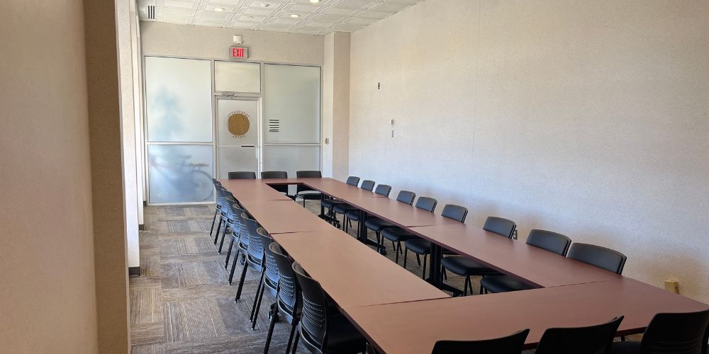 4th floor conference room viewed from front right of room