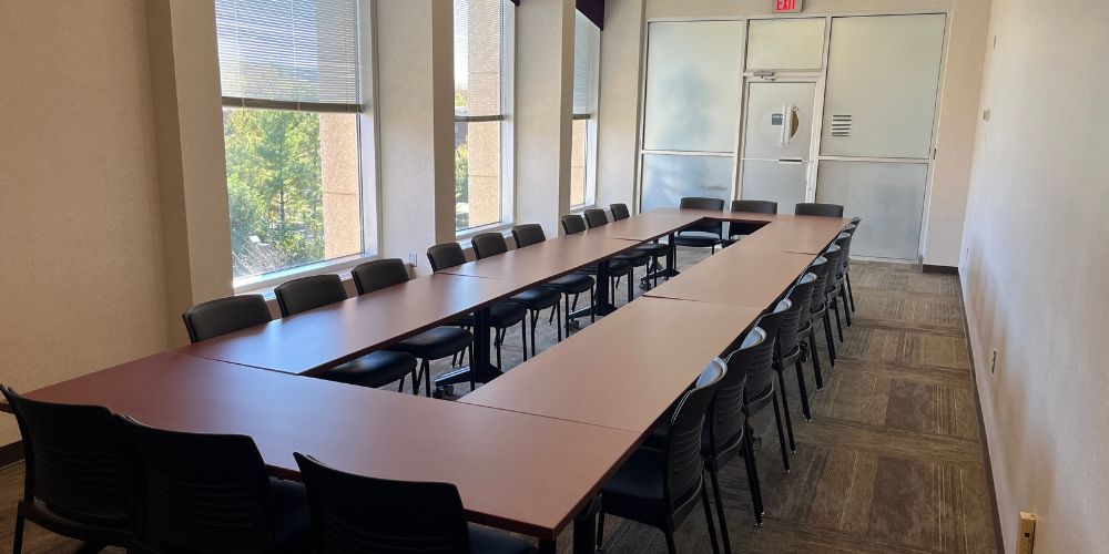 4th floor conference room viewed from front left of room
