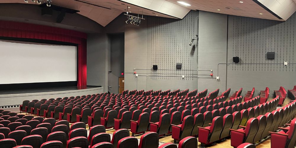 Grafton-Stovall Theater view from left rear of room.