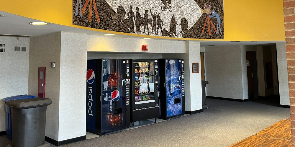 Grafton-Stovall lobby left side looking into room from entrance.