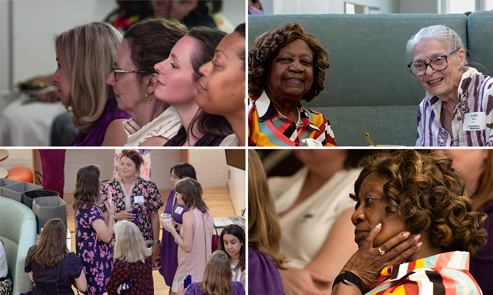 collage of attendees