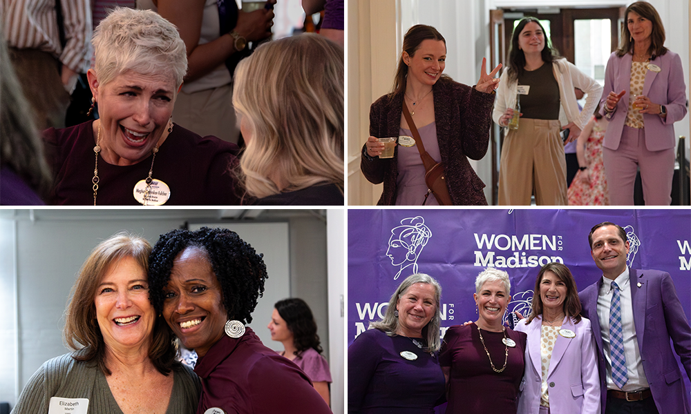 collage of EAC members, staff, and attendees