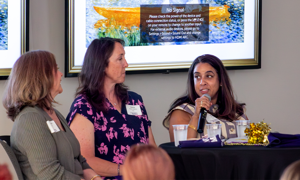 Rupa Murthy speaking at Fire Side Chat